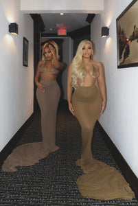 Soft Resort Knit Set (Henna Tan)